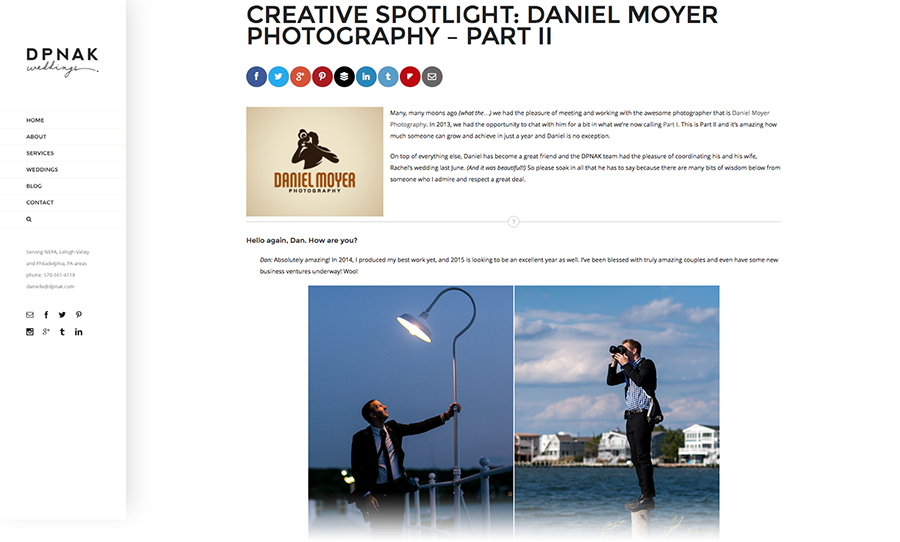 Daniel Moyer Photography DPNAK Weddings Interview Screen cap